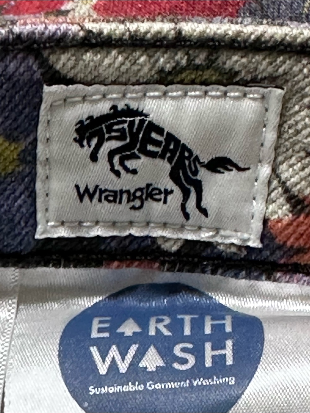 Wrangler Women Blooms Wanderer 622 High Rise/Flare Jeans Sz.27x32,5” Boho Hippie - Picture 9 of 12